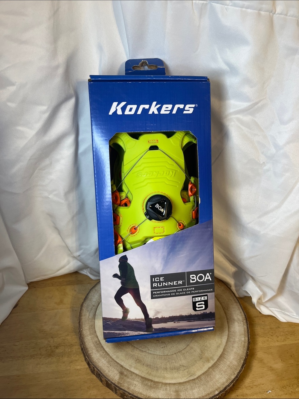 Korkers BOA Ice Runner Performance Cleats Crampons Size S & M Available